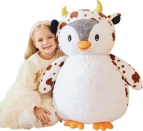 Miniatura 9 de EARTHSOUND Juguete de peluche con diseño de conejo gigante, conejo de 23 pulgadas de tamaño grande, juguetes suaves de tamaño jumbo, lindo y enorme