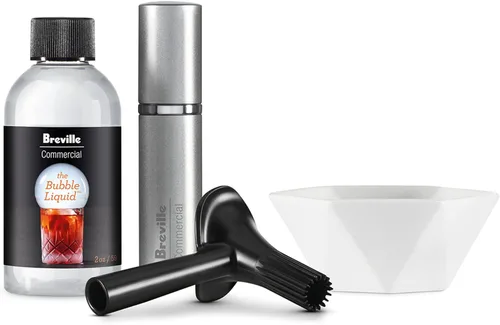 Breville Commercial CSM001BLK0NNA1 - Kit de cóctel de burbujas de humo, juego de bar para uso con pistolas de fumar Breville