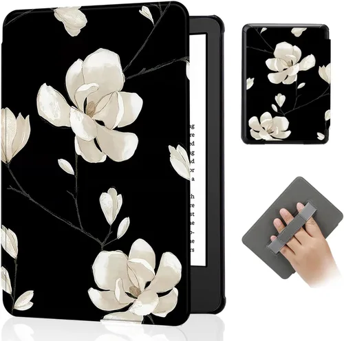 Miniatura 10 de SCSVPN Funda para Kindle de 10ª generación de 6 pulgadas (versión 2019, modelo J9G29R), funda de cuero de alta calidad ultra fina y ligera con Negro