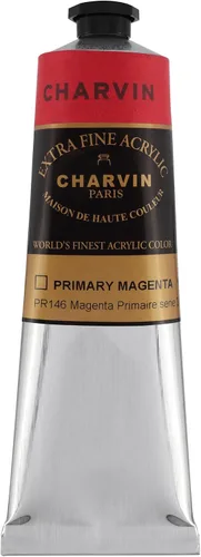 Miniatura 6 de Charvin Pintura acrílica profesional extrafina – verde absenta, tubo de 2.1 fl oz, pigmentos de triple fresado, resistente a la luz, pinturas