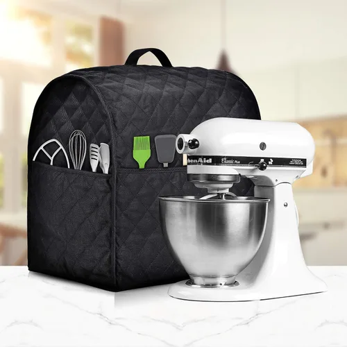 Miniatura 6 de Cubierta para batidora de pie compatible con mezclador KitchenAid, se adapta a todos los modelos con cabezal inclinable y elevación de tazón, fina