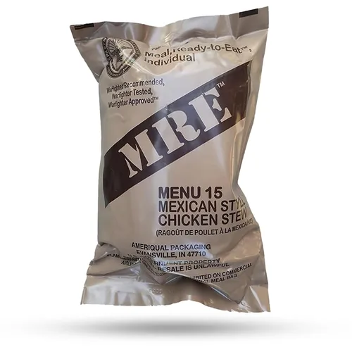 Miniatura 20 de MRE ricos en nutrientes – Comidas portátiles de supervivencia alimentaria – Larga vida útil lista para comer raciones de alimentos de emergencia