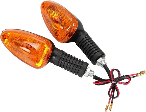 Miniatura 4 de 2 indicadores de señal de giro delanteros o traseros para motocicleta, compatibles con BMW R1100/R1150/R1200/R850 1994–2007 (ámbar)