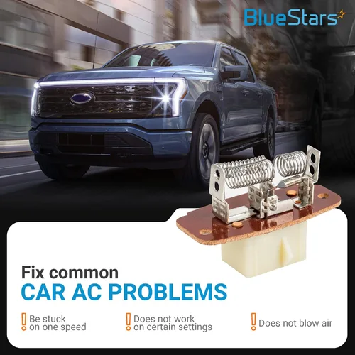 Miniatura 3 de BlueStars Resistencia del motor del soplador HVAC 973-013, compatible con Ford 1997-2014 E150 E250, 1997-2022 E350, 2000-2005 Excursion, 1999-2007