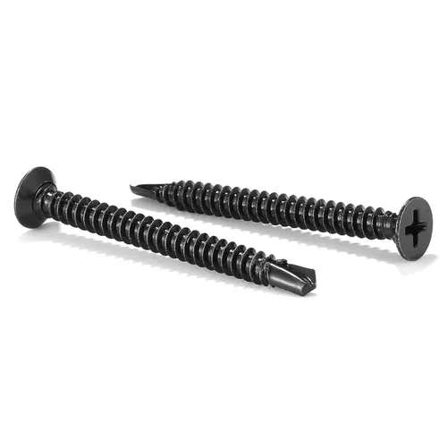 Miniatura 11 de Tornillos de chapa metálica #8 x 3/4 pulgadas, 100 unidades de acero inoxidable 410 tornillos autorroscantes rápidos de acero inoxidable 410