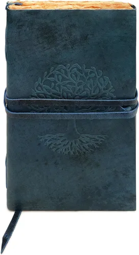 Miniatura 48 de Diario de cuero para mujeres y hombres, 200 páginas, 5 x 7 pulgadas, regalos para mujeres, diario de viaje, cuaderno de mujer, marcador de 7 chakras