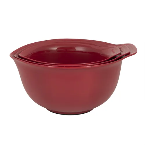 Miniatura 10 de Juego de tazones de mezcla de acero inoxidable KitchenAid, Juego de 3