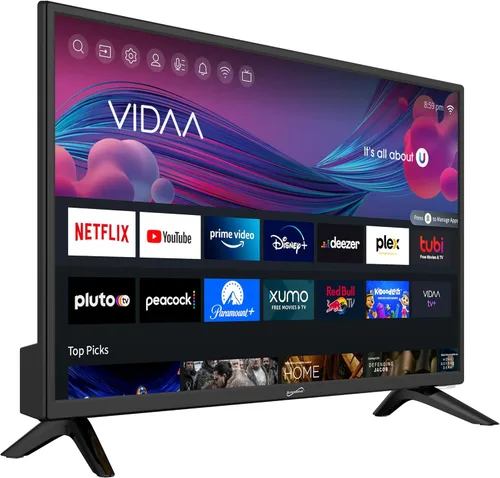 Miniatura 5 de Supersonic SC-2426SDVD 24 pulgadas LED Smart HDTV con reproductor de DVD, sistema ATSC y NTSC, 3X HDMI, 1080p, WiFi, USB, OSD multiidioma