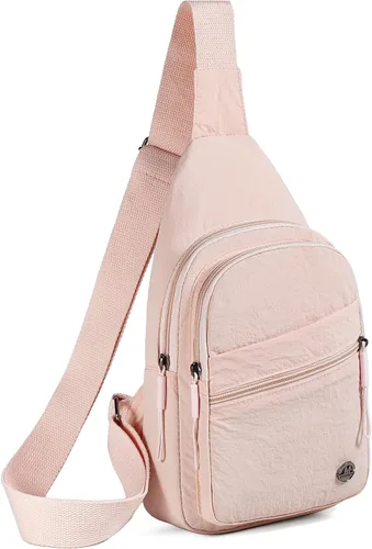Miniatura 11 de EVANCARY - Mochila pequeña tipo bandolera para mujeres y hombres, mochila de pecho tipo bandolera para viajes, senderismo y actividades al aire