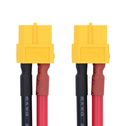 Miniatura 2 de xiwai Cable de extensión XT60 12AWG hembra a conector hembra para estación de energía de batería RC con panel solar (1.6 pies)