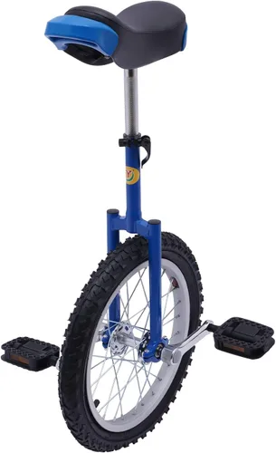 Miniatura 24 de Monociclo de rueda, bicicleta de una rueda con borde y pedales, monociclos de acero modernos para edades unisex de 10 a 60 años, entrenamiento