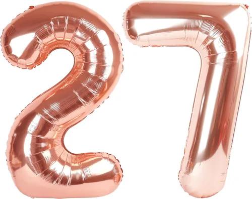 Miniatura 113 de Globos de números de 5 globos de 40 pulgadas, decoraciones de cumpleaños azules para niños y niñas, globos de números azul marino grandes