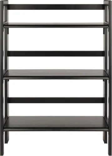 Miniatura 4 de Winsome Torino - Estantería plegable de 3 piezas con cestas de tela, color negro (20306)
