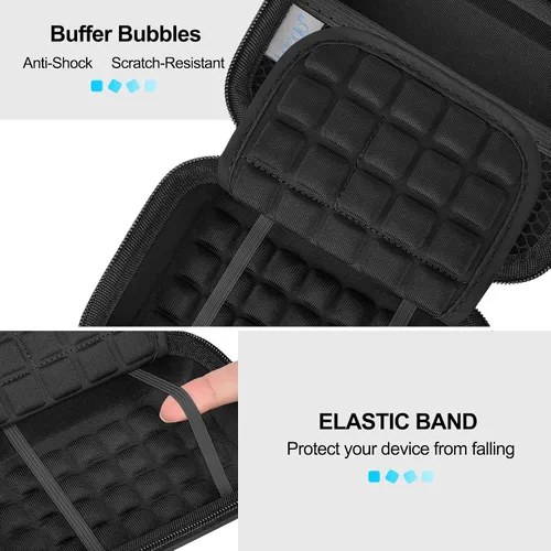 Miniatura 4 de Lacdo Funda para cámara KODAK PIXPRO FZ55 / FZ45 / FZ53 / FZ43 16MP Vlogging bolsa de almacenamiento para cámara de almacenamiento, bolsa de malla