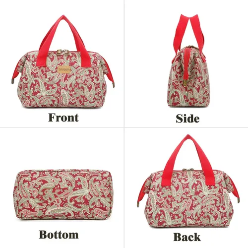 Miniatura 3 de Bolsa de maquillaje Smrcom Bolsa de cosméticos para mujeres y niñas Bolsa de maquillaje de viaje Bolsa de aseo con cremallera Bolsa organizadora