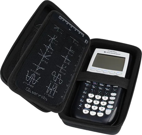 Miniatura 4 de Funda con cierre para calculadora gráfica (G1-CALCCASEBLK), de la marca Guerrilla, Negro