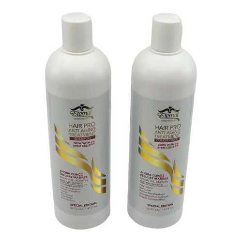 Miniatura 2 de Eternal Hair Pro Tratamiento Anti Envejecimiento Champú y Acondicionador Células Madre Suero