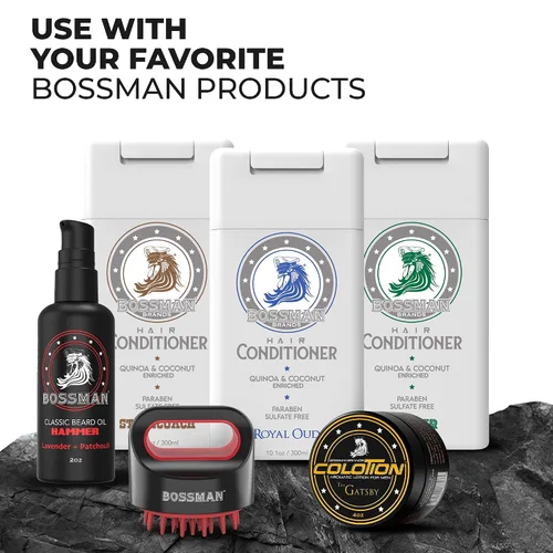 Miniatura 8 de Bossman Combo de champú y acondicionador para el cabello, sin parabenos y sin sulfatos (Royal Oud)