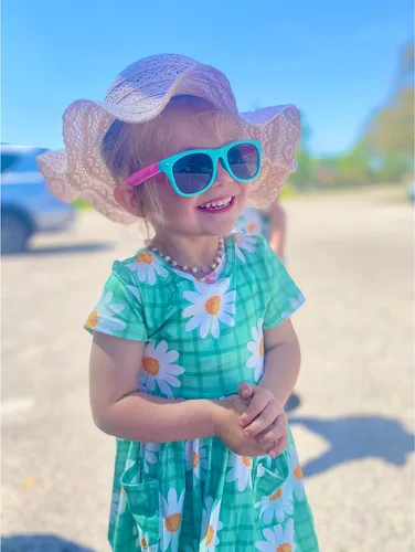Miniatura 5 de GINMIC Gafas de sol para niños, regalos de fiesta, paquete de 12 unidades de neón de San Valentín para niños, niños y niñas, gran regalo