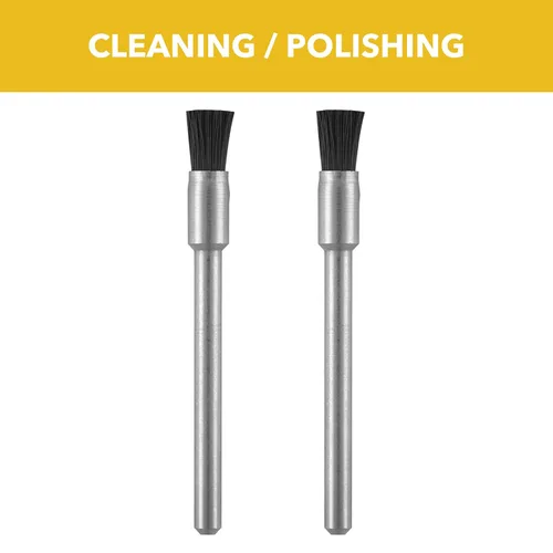 Miniatura 2 de Dremel 405-02 cepillos de cerdas de nailon (paquete de 2), diámetro de 1/8