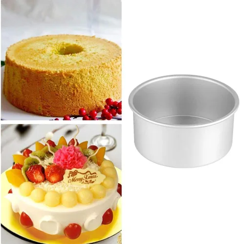 Miniatura 5 de XZJMY Paquete de 5 moldes para pasteles de 5 x 2 pulgadas, mini molde para tartas, molde redondo de aluminio, utilizado para reuniones familiares