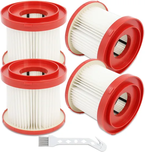 Miniatura 8 de Filtro de aspiradora Kaulolado 49-90-1900 para Milwaukee, compatible con aspiradora sin cable Milwaukee M18 0780-20 0880-20, paquete de 2 filtros