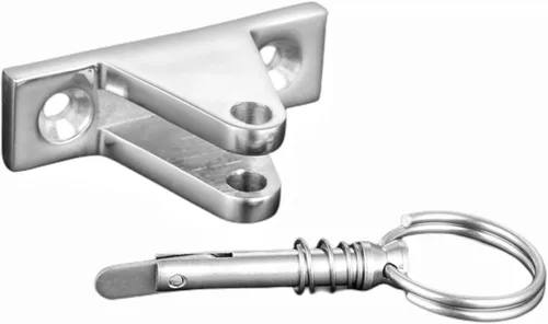 Miniatura 6 de Bisagra de cubierta ajustable de acero inoxidable 316 Bimini Montaje en cubierta lateral Hardware marino 2 uds