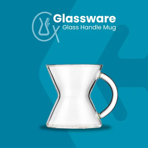 Miniatura 2 de Chemex - Taza con mango de vidrio de color - Zafiro