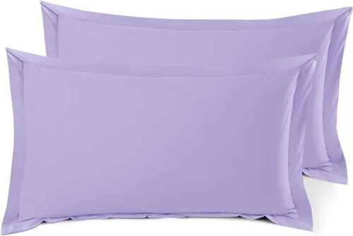 Miniatura 17 de Nestl Juego de 2 fundas tipo sham de almohada suaves - Fundas de almohada de microfibra de doble cepillado - Fundas de almohada de cama premium