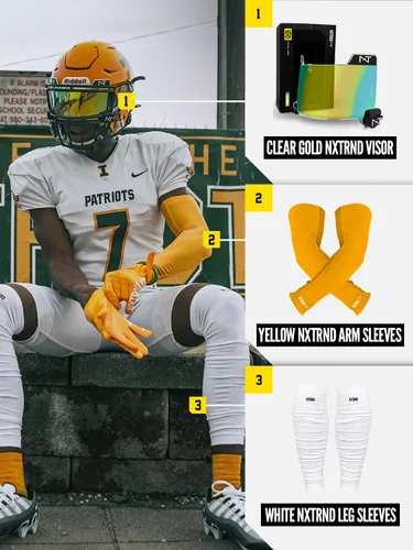 Miniatura 11 de Nxtrnd Air-TEK - Mangas de compresión para hombre, par de fútbol transpirable