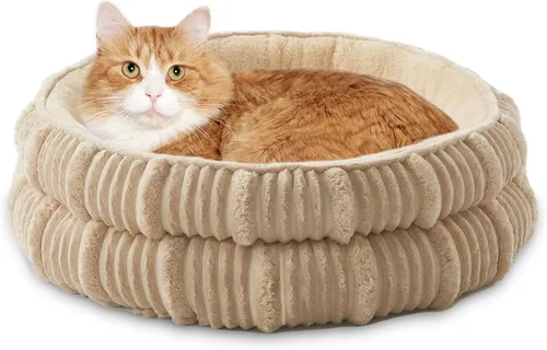 Miniatura 8 de WINDRACING Camas para gatos de interior, cama para gatitos, cama para perros de razas extra pequeñas, cama para cachorros, cómoda y duradera
