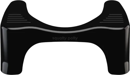 Miniatura 10 de Squatty Potty The Original - Taburete de inodoro de baño, ligero curvo con diseño elegante y moderno, negro, 7 pulgadas