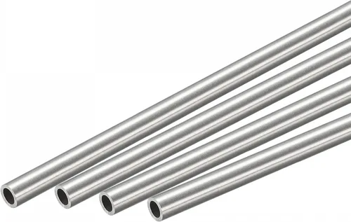 Miniatura 25 de uxcell Tubo redondo de acero inoxidable 304 0.079 in OD 0.008 in espesor de pared 11.811 in longitud 4 piezas