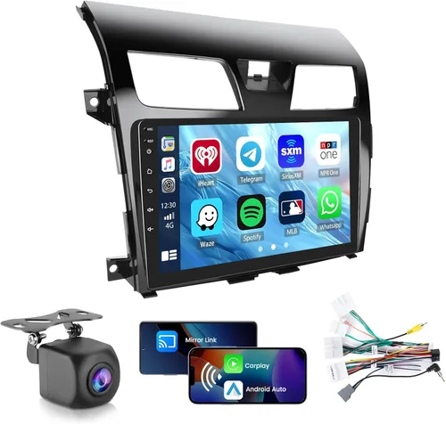 Roinvou Radio 2+64G para Nissan Altima 2013 2014 2015, pantalla táctil de 10.1 pulgadas para estéreo de coche Altima con Carplay /WiFi de 5