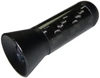 Miniatura 3 de VMS RACING Antena corta de aluminio mecanizada CNC de fibra de carbono negra real de 1.378 in compatible con Mitsubishi Lancer Evo Evolution