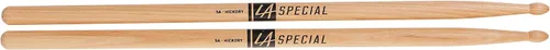 Miniatura 2 de Baquetas LA Specials - Baquetas de nogal 5A - Juego para tambores acústicos o electrónicos - Punta de madera ovalada - Peso y tono consistentes - 3