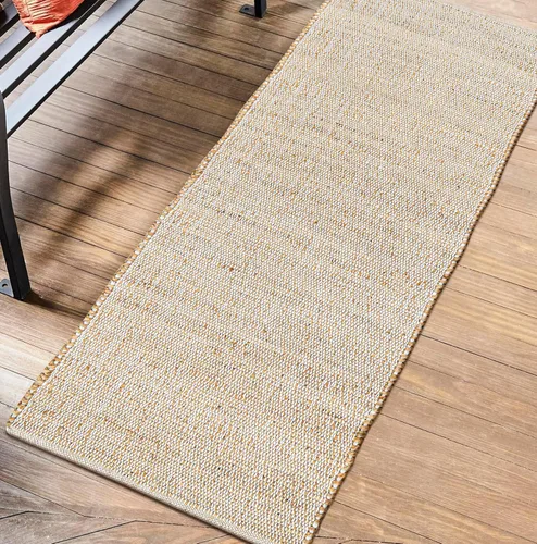 Miniatura 18 de Savi Home Alfombra de yute natural de 4 x 6 pies – Alfombra de granja trenzada tejida a mano de 72 x 48 pulgadas, alfombra de entrada en telar