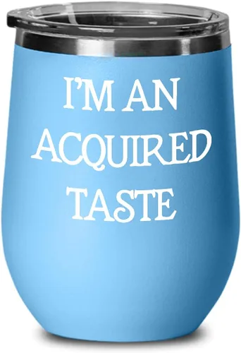Miniatura 2 de I'm An Acquired Taste Wine Tumbler Travel Stemless Cup