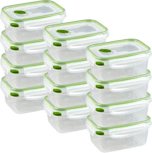 Miniatura 15 de Sterilite Ultra-Seal 3.1 tazas rectángulo, recipiente hermético para almacenamiento de alimentos, tapa con pestillo, apto para microondas