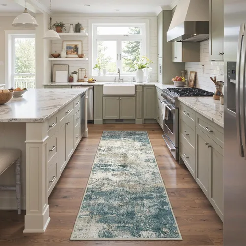 Miniatura 33 de BEIMO Alfombra de pasillo para cocina, alfombra lavable a máquina de 2 x 5 para entrada, alfombras modernas y abstractas suaves, cubierta de piso