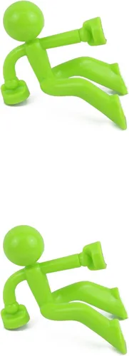 Miniatura 19 de Creative Wall Climbing Villain - Imanes para refrigerador, imán para colgar en la llave (negro, blanco, azul, naranja)