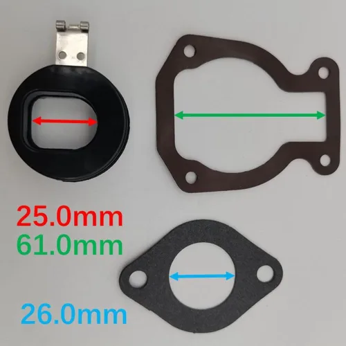 Miniatura 2 de Kit de reparación de carburador con flotador para Johnson Evinrude 4-15 hp 398453 398452 391305 439072 391937 1968 1974 1975 1976 1977 1978 1979