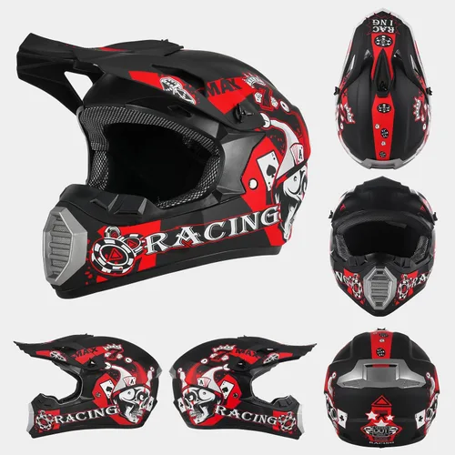 Miniatura 7 de SPARK DOT Certified Youth Motocross Helmet Kids Dirt Bike Helmets - Full Face, Lightweight & Breathable for Off-Road E-Bike BMX MX ATV