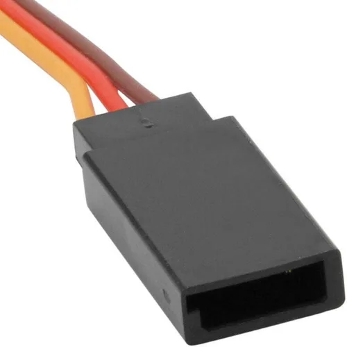 Miniatura 5 de Cable de extensión servo de 3 pines de 3.9 in/4 pulgadas, 3.93 pulgadas, hembra a macho, conector de cable JR para control remoto de aviones