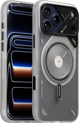 Aulumu Funda térmica magnética A17 para iPhone 17 Pro Max | CoolHyper | con control de cámara | Tecnología IMD | Compatible con Magsafe | Blanco