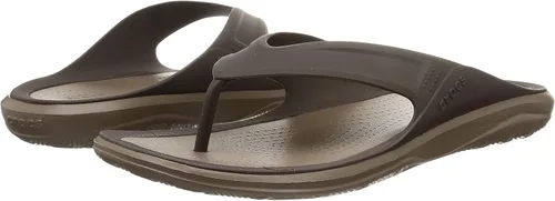 Miniatura 12 de Crocs Swiftwater Wave Flip Flops zapatos de hombre para la hora del baño.