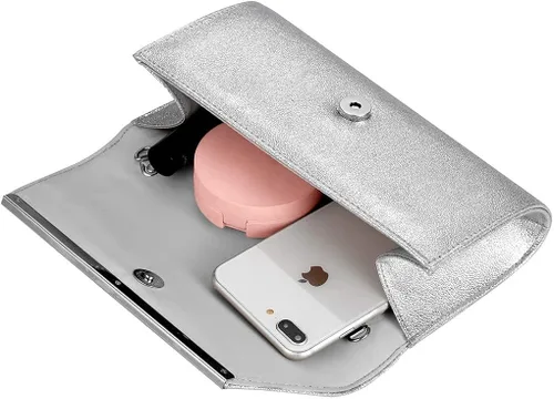 Miniatura 5 de BENCOMOM Bolso de mano de noche para mujer, para novia, graduación, bolso de hombro, bolso de boda, bolso de fiesta