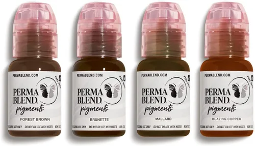 Miniatura 7 de Perma Blend - Kit de tatuaje modificador cálido para cejas - Kit de maquillaje para microblading y delineador permanente - Tinta de tatuaje Conjunto