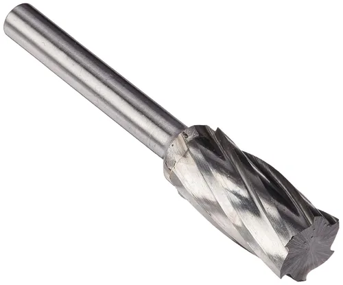 Miniatura 123 de Drill America SA-1 Rebaba de carburo/lima giratoria cilíndrica de doble corte para amoladora de troquel de 1/4" de diámetro x 5/8" de longitud