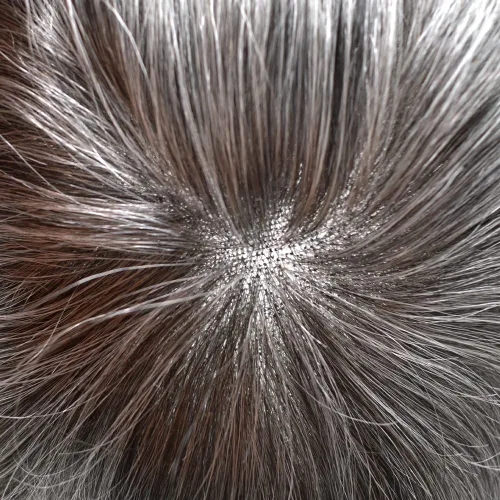 Miniatura 23 de Toupee para hombres nudos blanqueados hombres toupee hairpieces europeo virgen sistema de reemplazo de cabello humano suave encaje francés hombres
